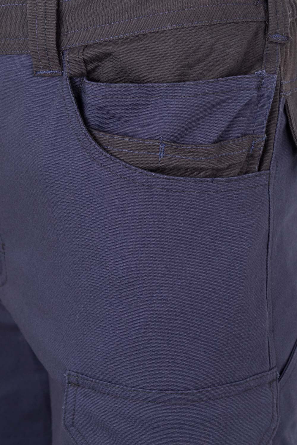 Bermudas canvas stretch bicolor con bolsillos flotantes VELILLA 103029S - Imagen 53