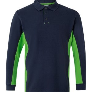 Polo bicolor manga larga VELILLA 105514