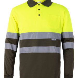 Polo bicolor manga larga VELILLA 175