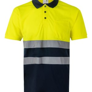 Polo bicolor manga corta VELILLA 305504