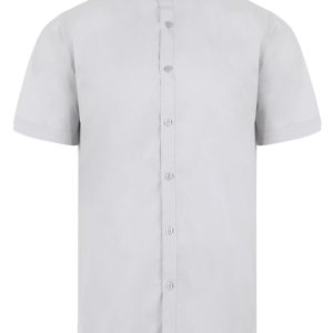 Camisa cuello tirilla stretch manga corta hombre VELILLA 405012S