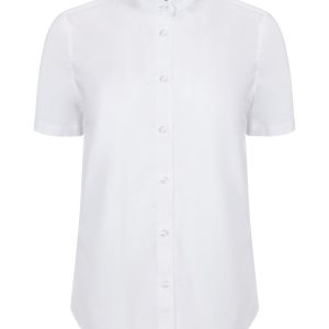 Camisa cuello tirilla stretch manga corta mujer VELILLA 405014S