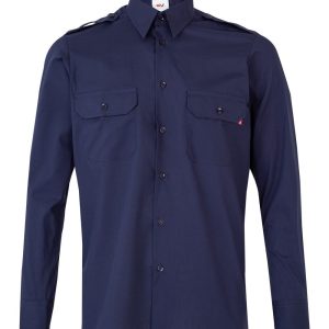 Camisa con galoneras manga larga VELILLA 530