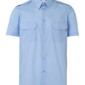 Camisa con galoneras manga corta VELILLA 532
