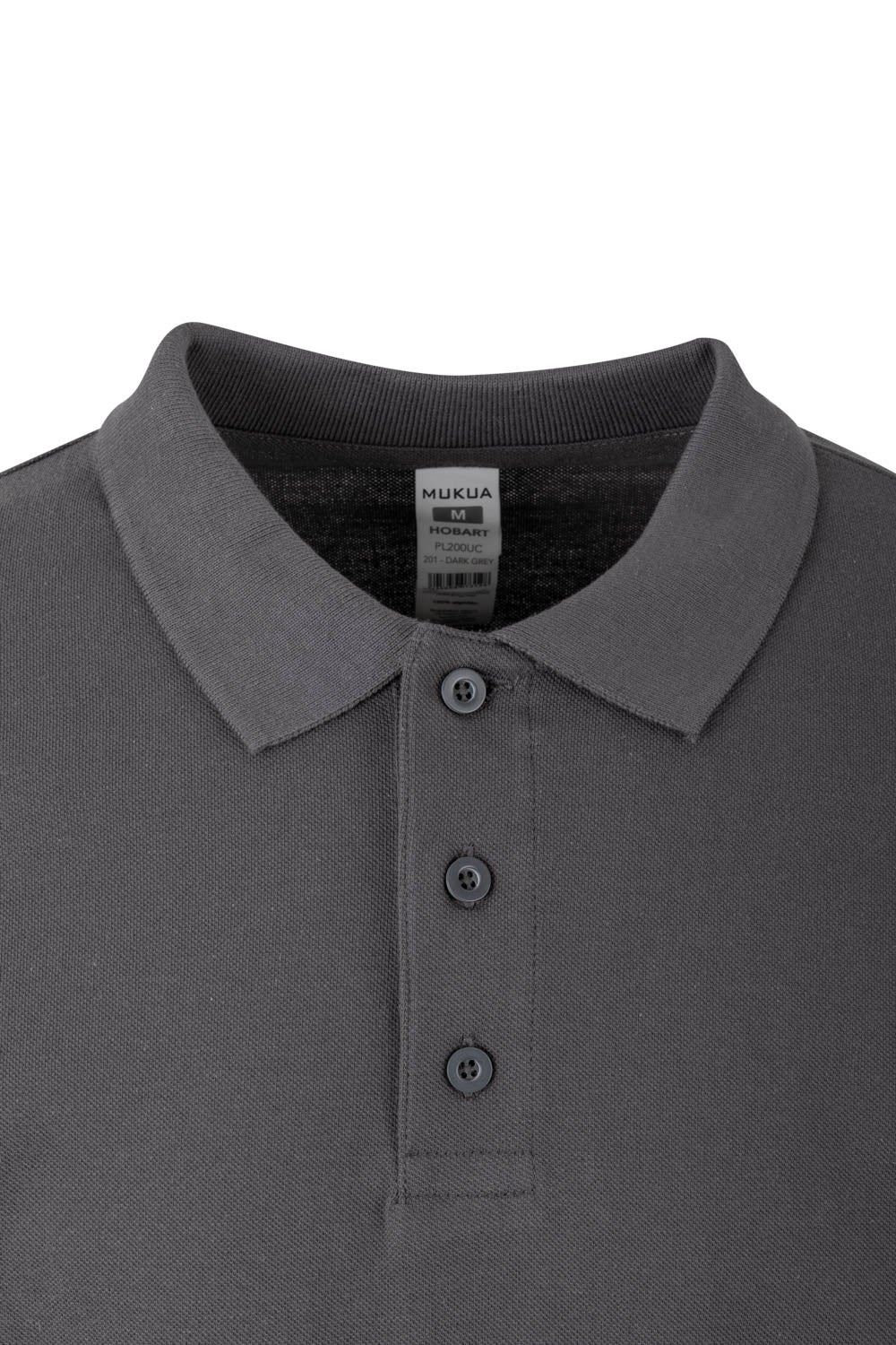 HOBART - POLO UNISEX MANGA LARGA 210 MUKUA PL200UC - Imagen 79