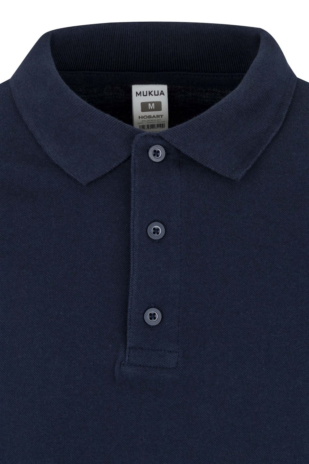 HOBART - POLO UNISEX MANGA LARGA 210 MUKUA PL200UC - Imagen 117