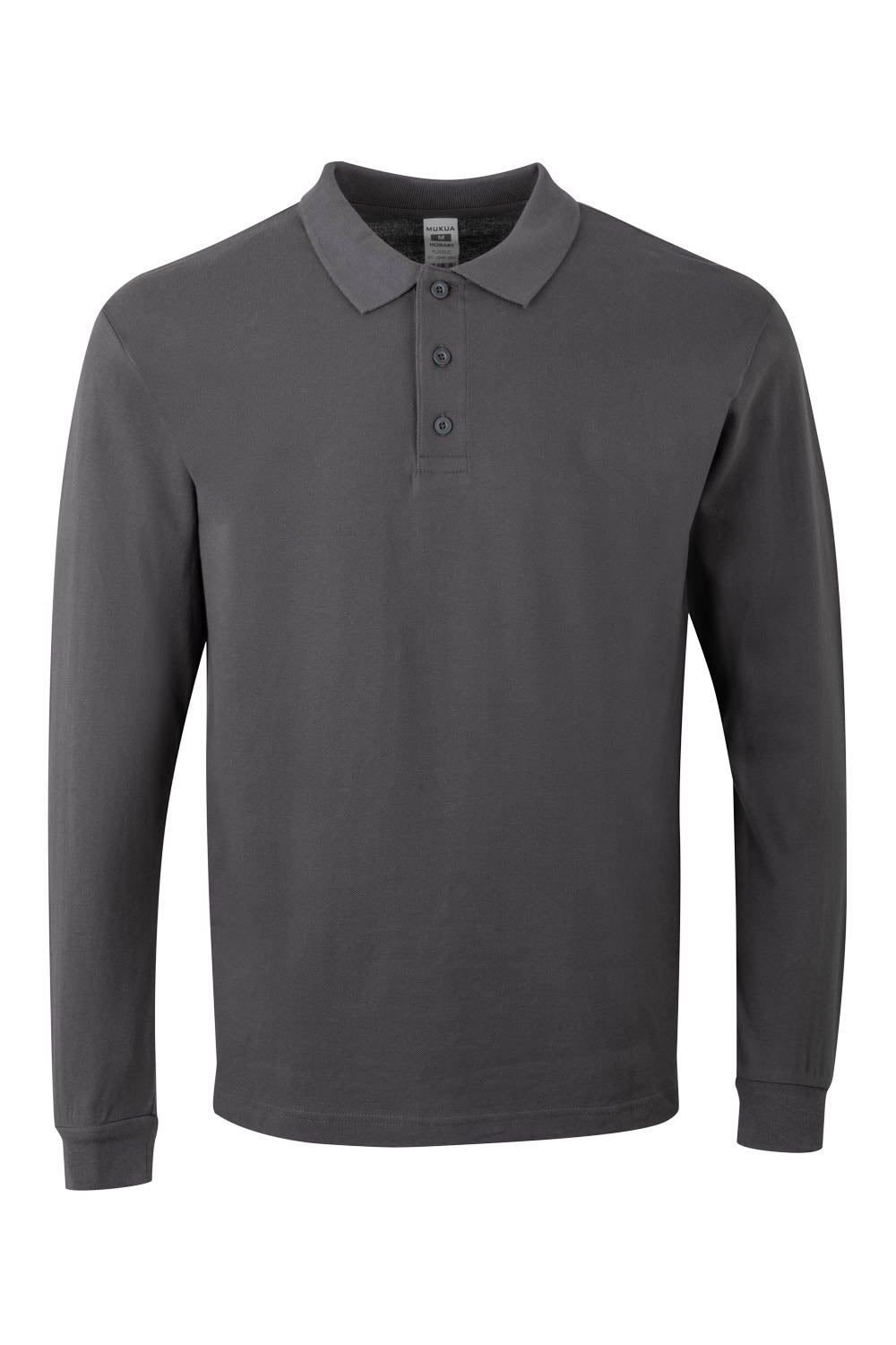 HOBART - POLO UNISEX MANGA LARGA 210 MUKUA PL200UC