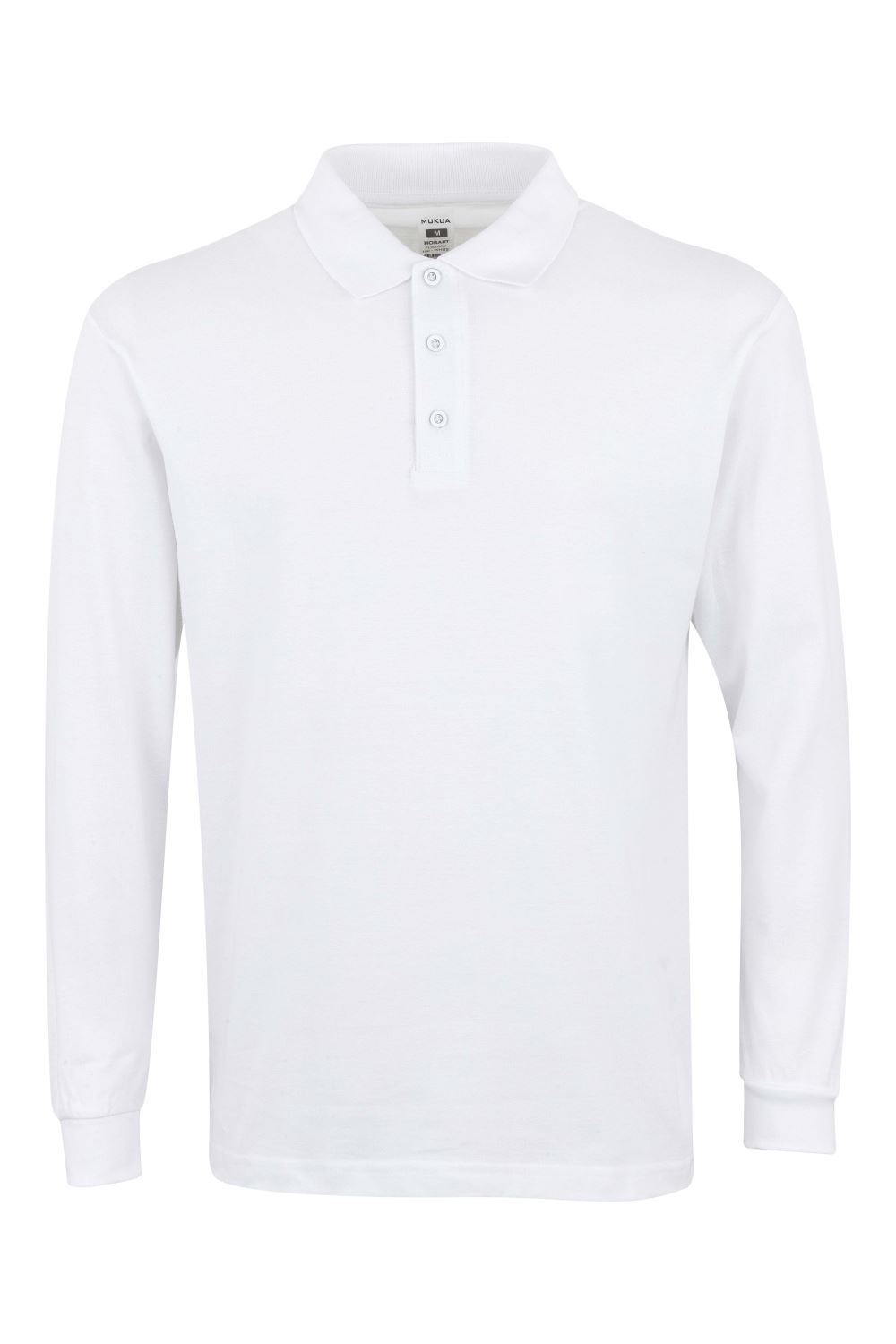 HOBART - POLO UNISEX MANGA LARGA 210 MUKUA PL200UW - Imagen 2