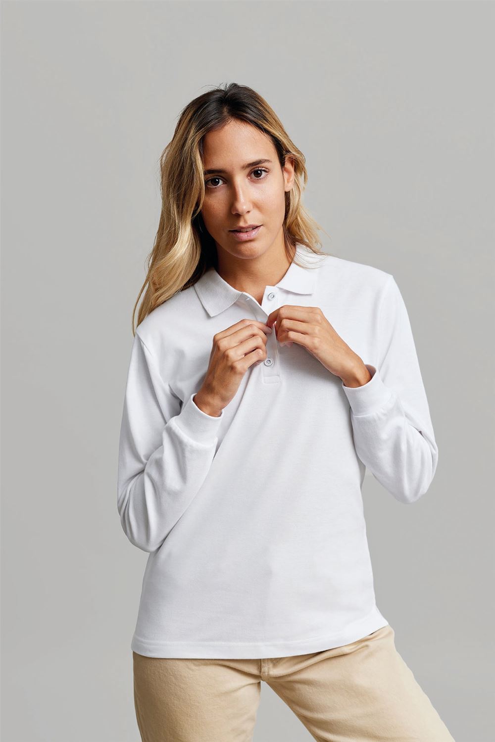 HOBART WOMAN - POLO MANGA LARGA MUJER 210 MUKUA PL200WC - Imagen 154