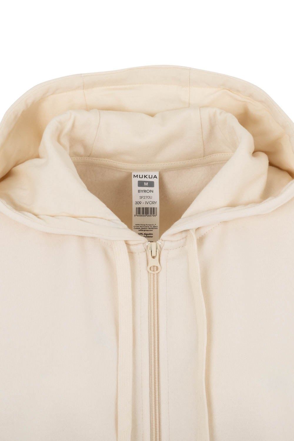 BYRON - SUDADERA CREMALLERA CAPUCHA 270 MUKUA SF270U - Imagen 351