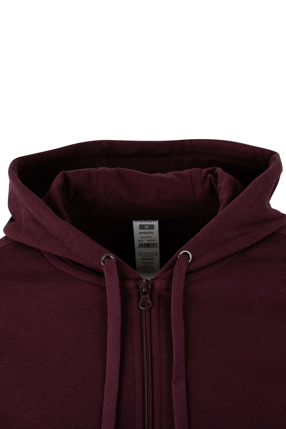 BYRON - SUDADERA CREMALLERA CAPUCHA 270 MUKUA SF270U - Imagen 380
